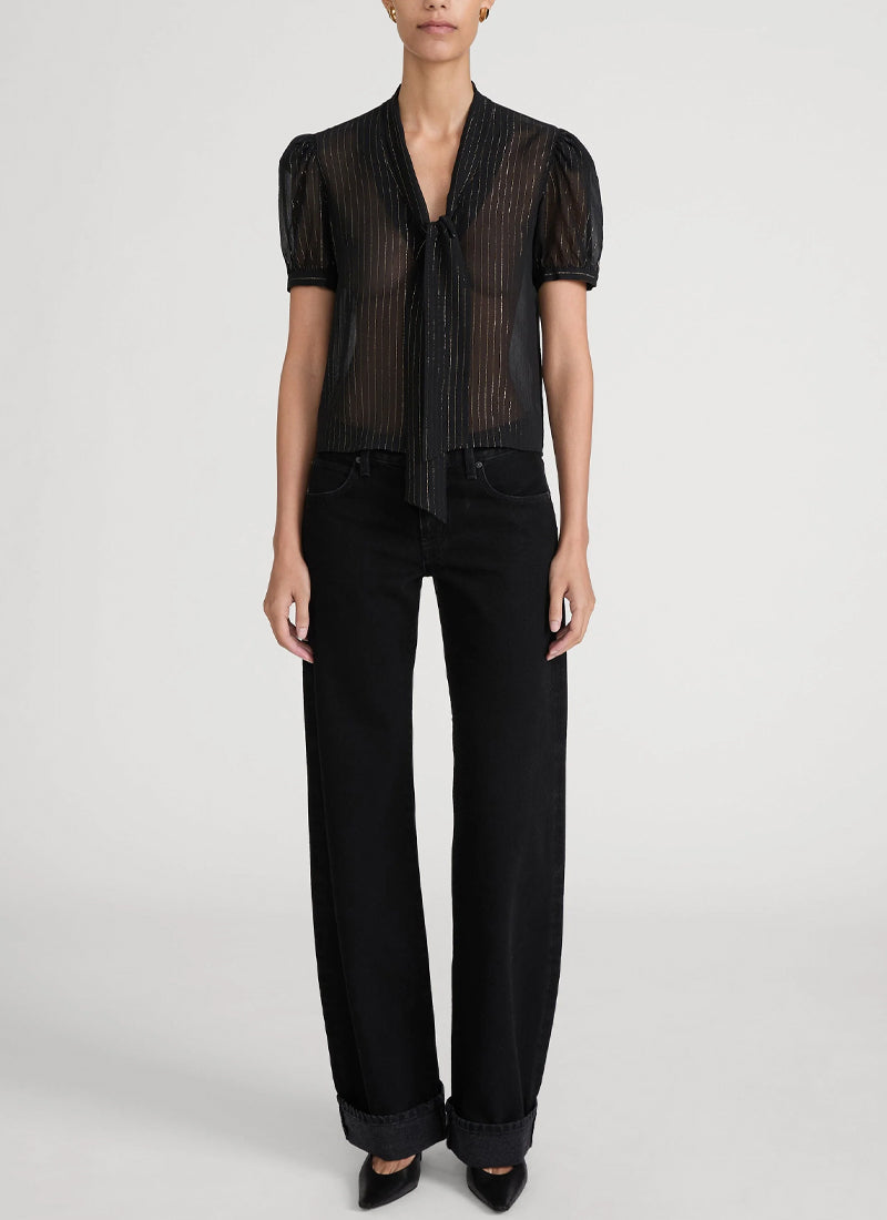 The Lurex Sonnet Blouse