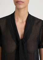The Lurex Sonnet Blouse
