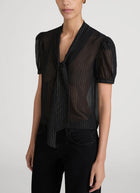 The Lurex Sonnet Blouse