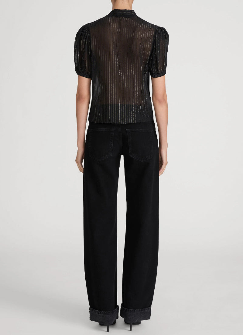 The Lurex Sonnet Blouse