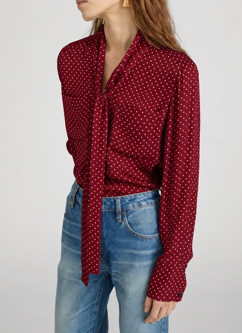 The Modern Tie Blouse