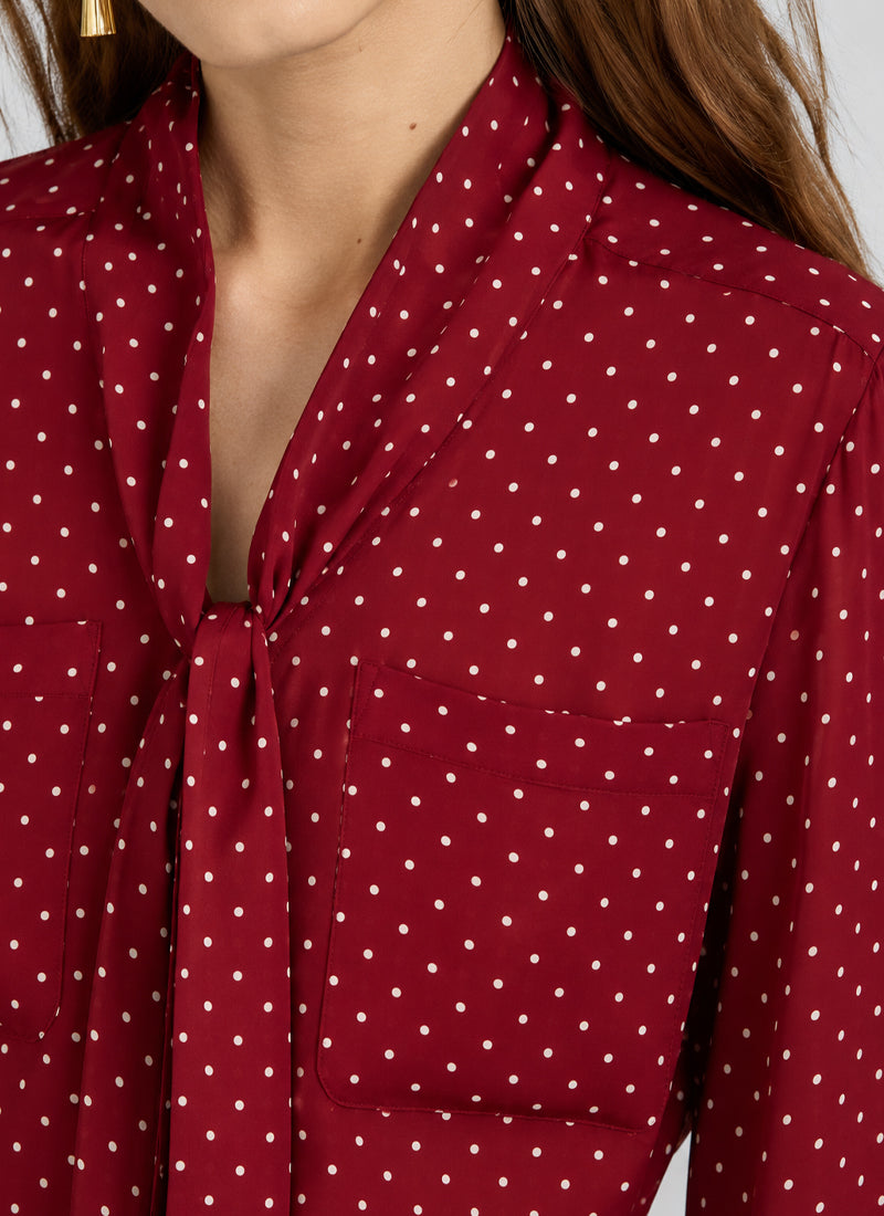 The Modern Tie Blouse