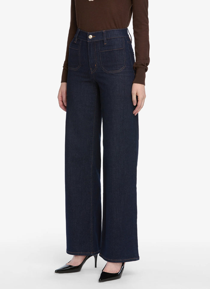 The Pearl Slim Palazzo Modernist Pocket Jeans