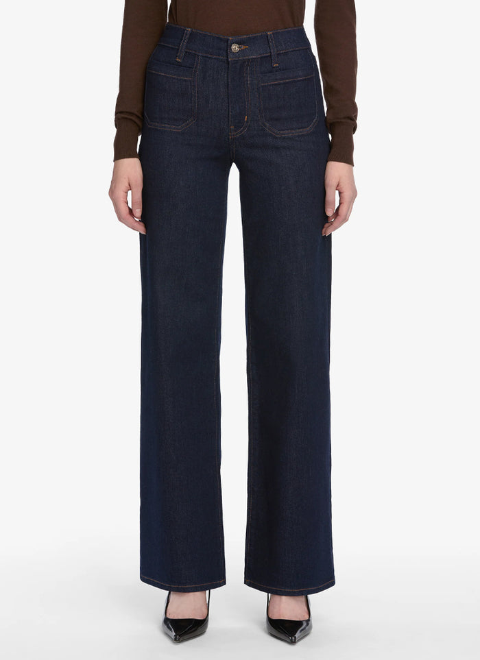 The Pearl Slim Palazzo Modernist Pocket Jeans