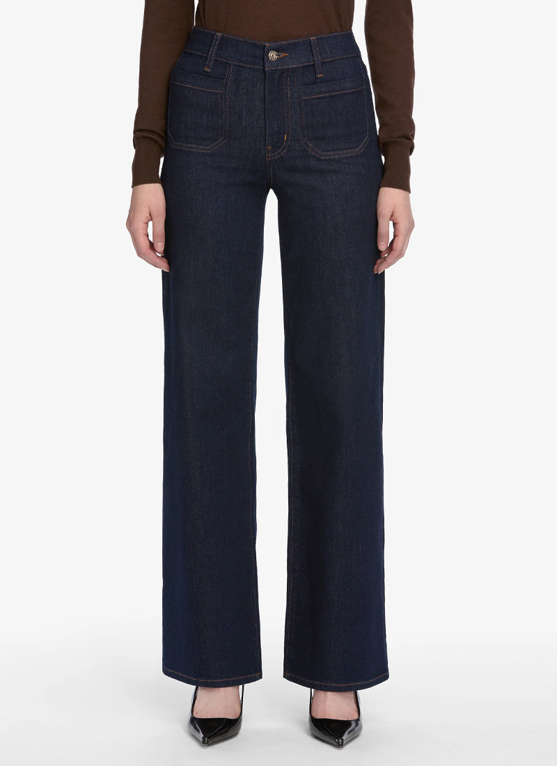 The Pearl Slim Palazzo Modernist Pocket Jeans