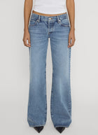 The Pixie Gray Flared Jeans