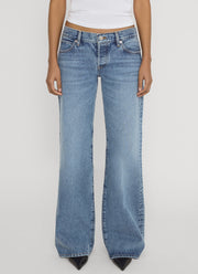The Pixie Gray Flared Jeans