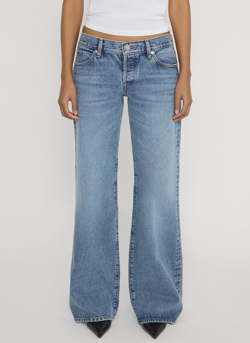 The Pixie Gray Flared Jeans