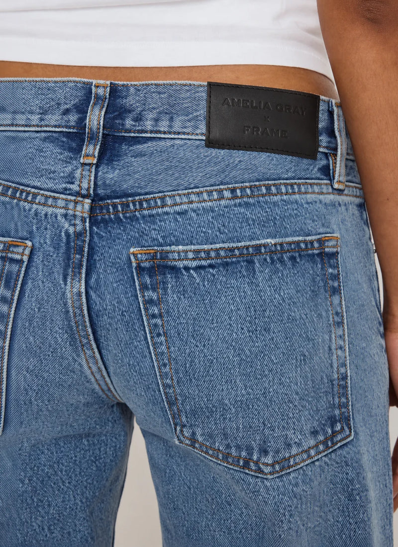 The Pixie Gray Flared Jeans