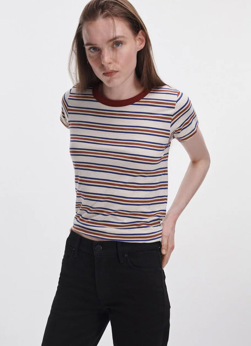 The Slub Stripe Tee