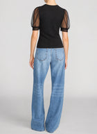 The Tulle Sleeve Top