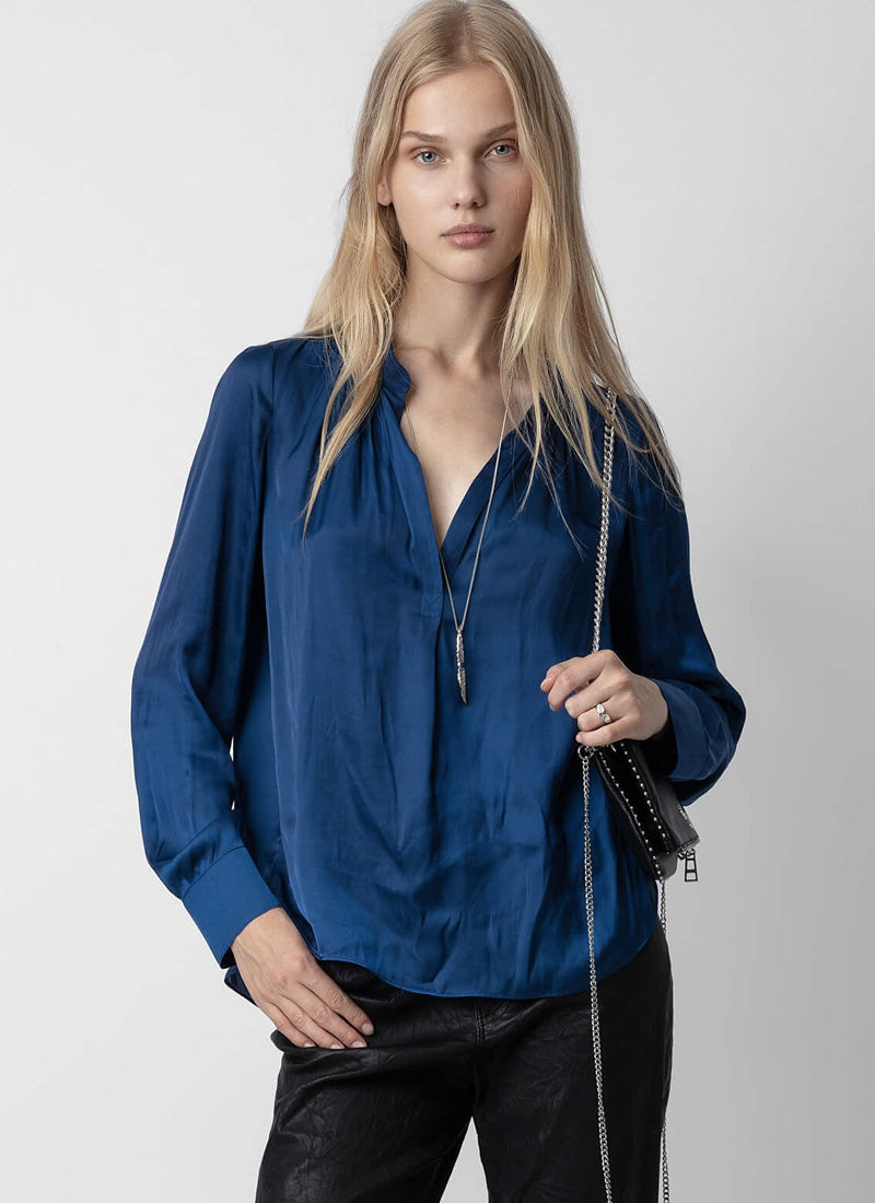 Zadig & Voltaire Tink Satin Blouse