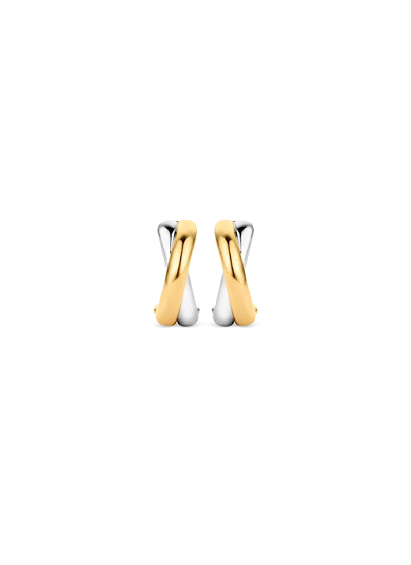 Bi Colour Stacked Earrings by TI SENTO at Andrews
