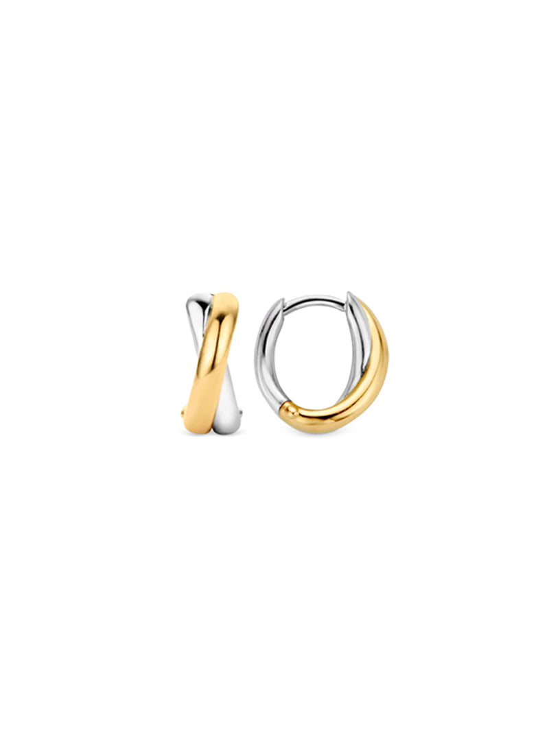 Bi Colour Stacked Earrings by TI SENTO at Andrews