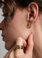 Stacked Bi Colour Ring