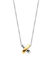 Ti Sento Cross Charm Chain Necklace
