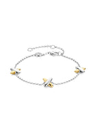 TI SENTO Cross Charm Chain Bracelet