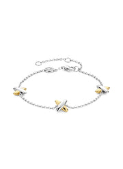 TI SENTO Cross Charm Chain Bracelet
