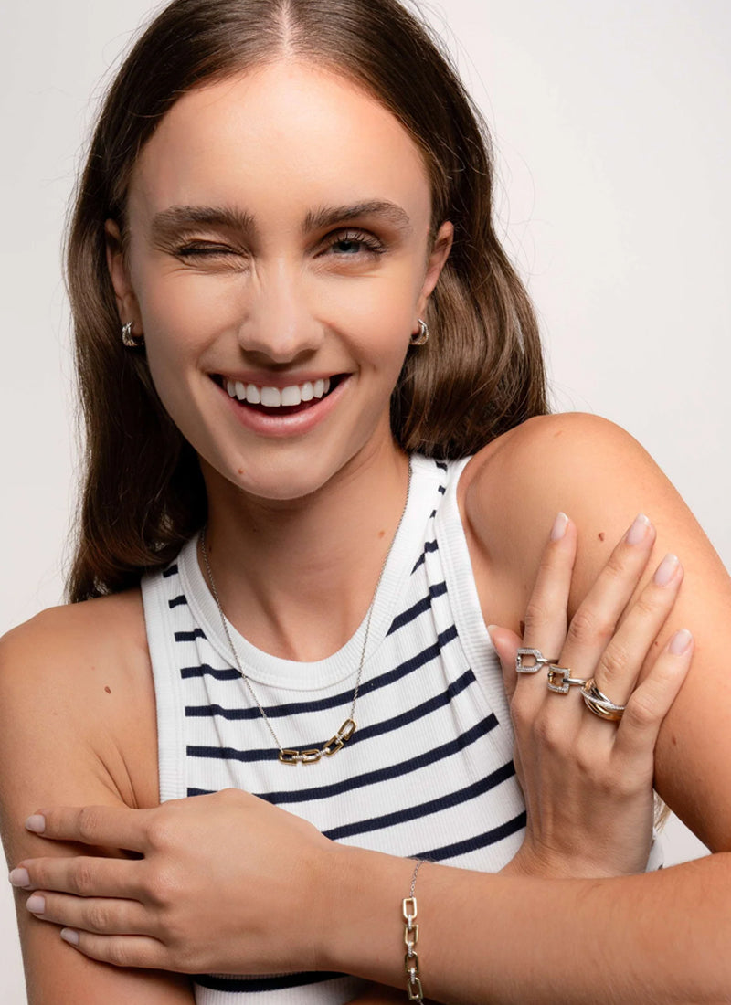 Stacked Crystal Ring by TI SENTO at Andrews