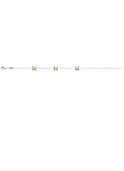 TI SENTO Cross Charm Chain Bracelet