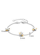 TI SENTO Cross Charm Chain Bracelet