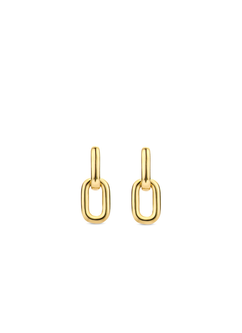 Gold Linked Earrings