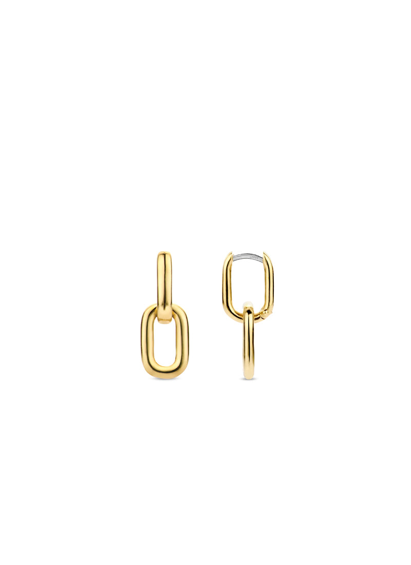 Gold Linked Earrings