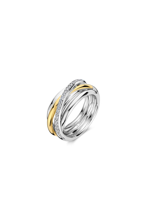 Stacked Crystal Ring by TI SENTO at Andrews