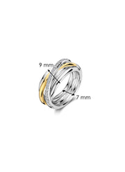 Stacked Crystal Ring by TI SENTO at Andrews