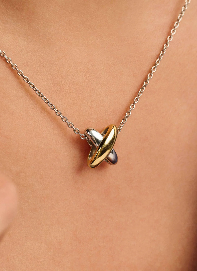 Cross Charm Chain Necklace