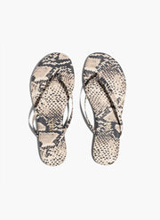 TKEES Round Toe Lily Exotic Sandals