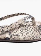 TKEES Round Toe Lily Exotic Sandals