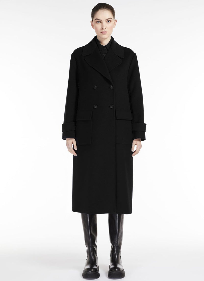 Max Mara Weekend Wool Broadcloth Trench Coat