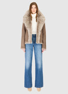 Toska Reversible Suede Shearling Jacket