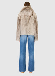 Toska Reversible Suede Shearling Jacket