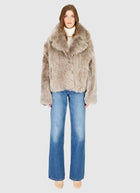 Toska Reversible Suede Shearling Jacket