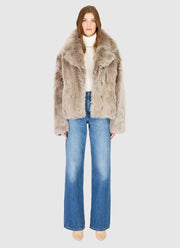 Toska Reversible Suede Shearling Jacket
