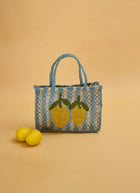 The Jacksons Tracy Stripe 2 Lemons Tote Bag