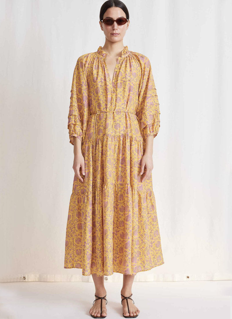 Apiece Apart The Trinidad Silk Maxi Dress