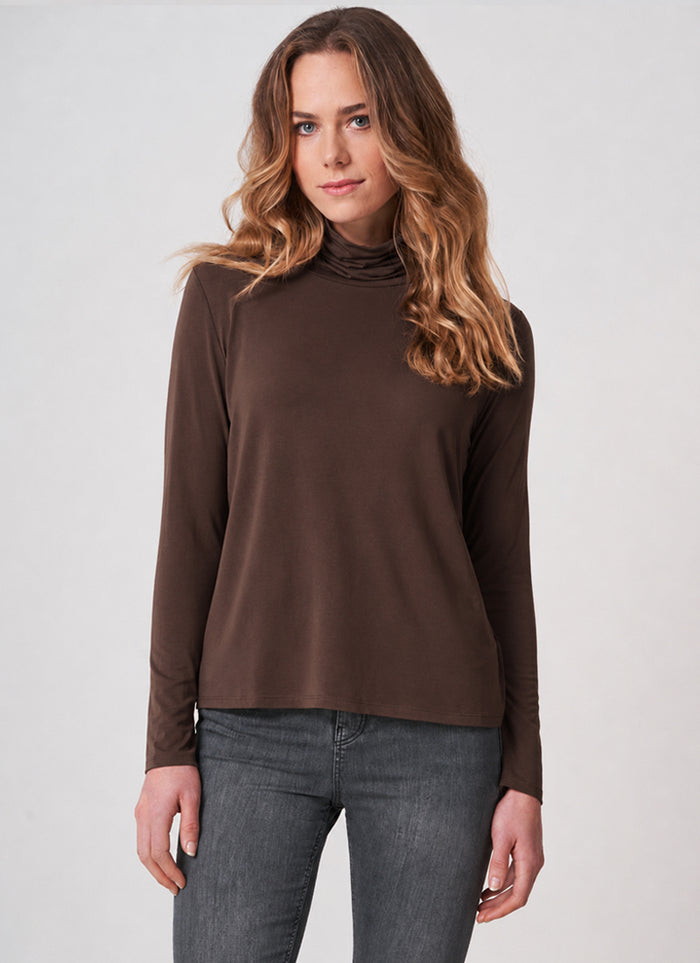REPEAT Cashmere Turtleneck Knit Long Sleeve T-Shirt