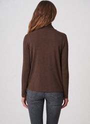  Turtleneck Knit Long Sleeve T-Shirt by Smythe at Andrews 