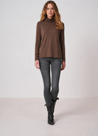  Turtleneck Knit Long Sleeve T-Shirt by Smythe at Andrews 