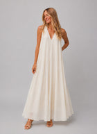 Twist Neck Maxi Dress