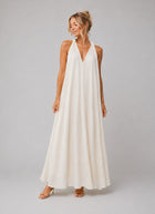 Twist Neck Maxi Dress