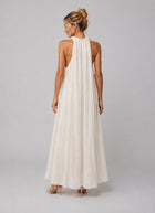 Twist Neck Maxi Dress