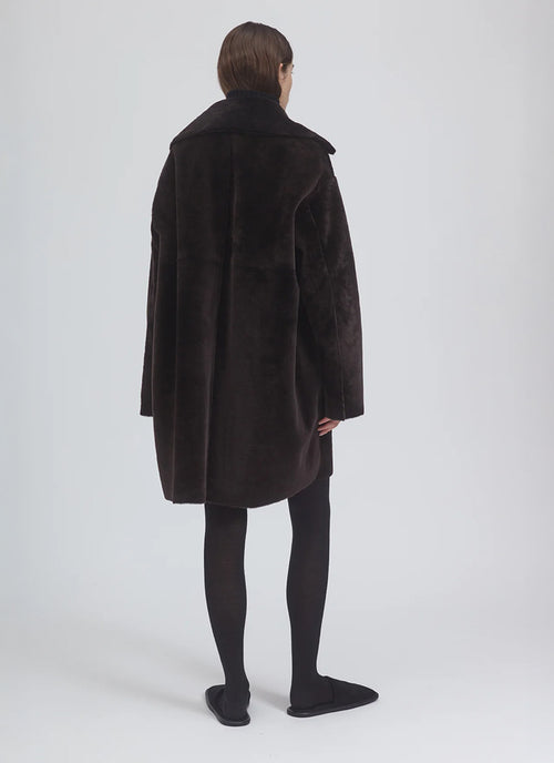 UTZON Merino Reversible Hood Shearing Coat
