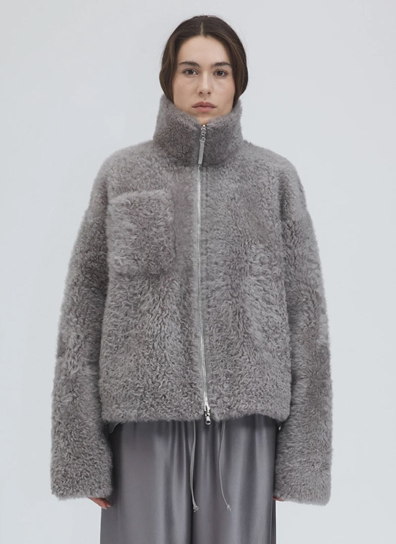 Lacon Teddy Shearling Jacket by UTZON at Andrews