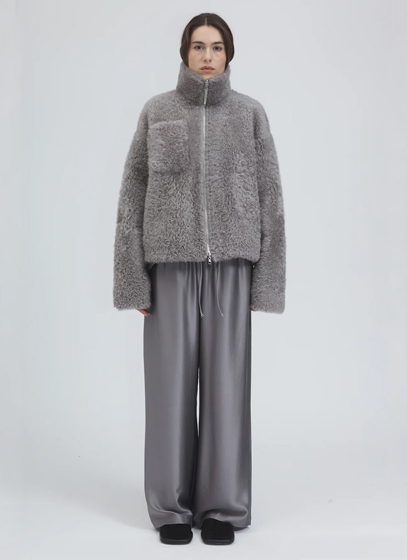 Lacon Teddy Shearling Jacket by UTZON at Andrews