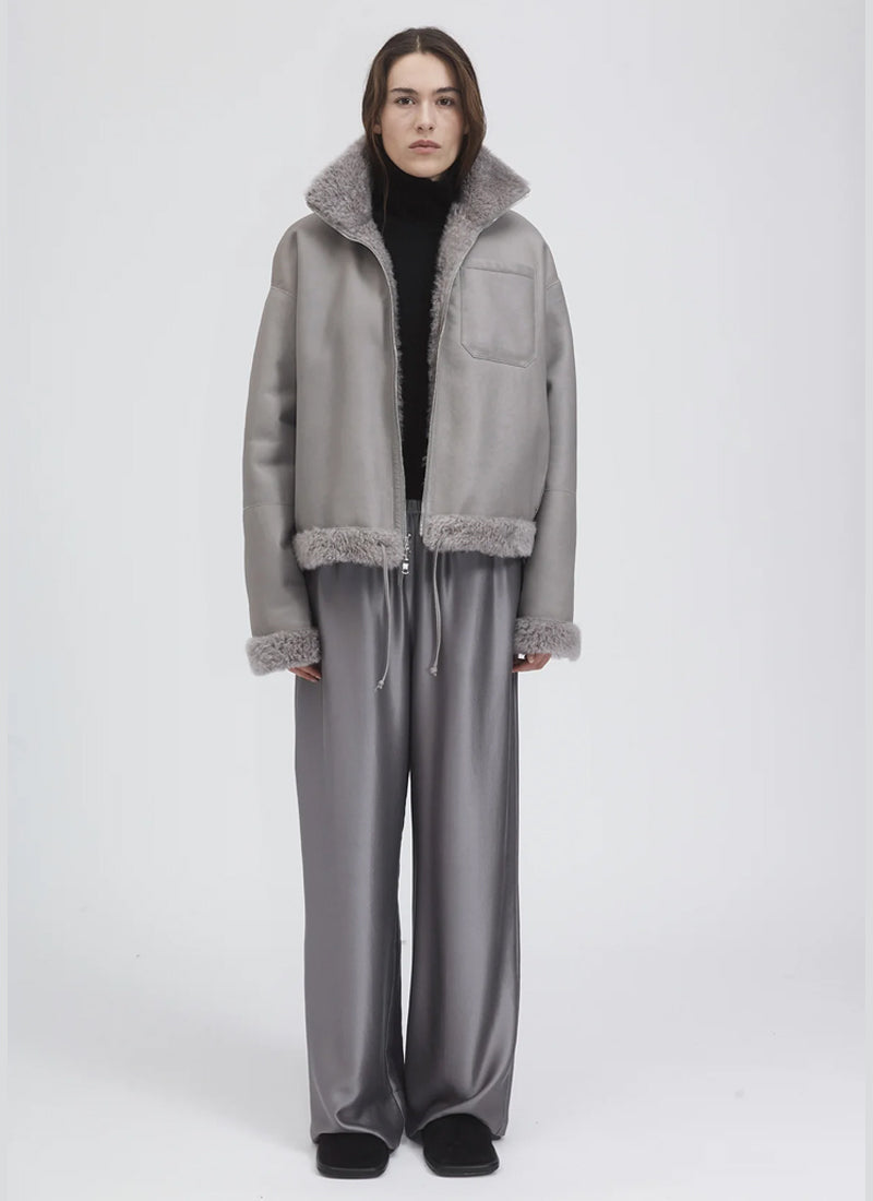 Lacon Teddy Shearling Jacket by UTZON at Andrews