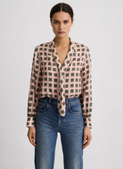 SMYTHE V-Necktie Blouse